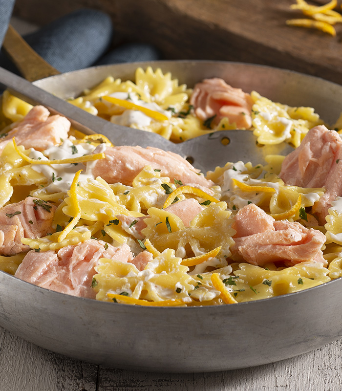 Farfalle al salmone