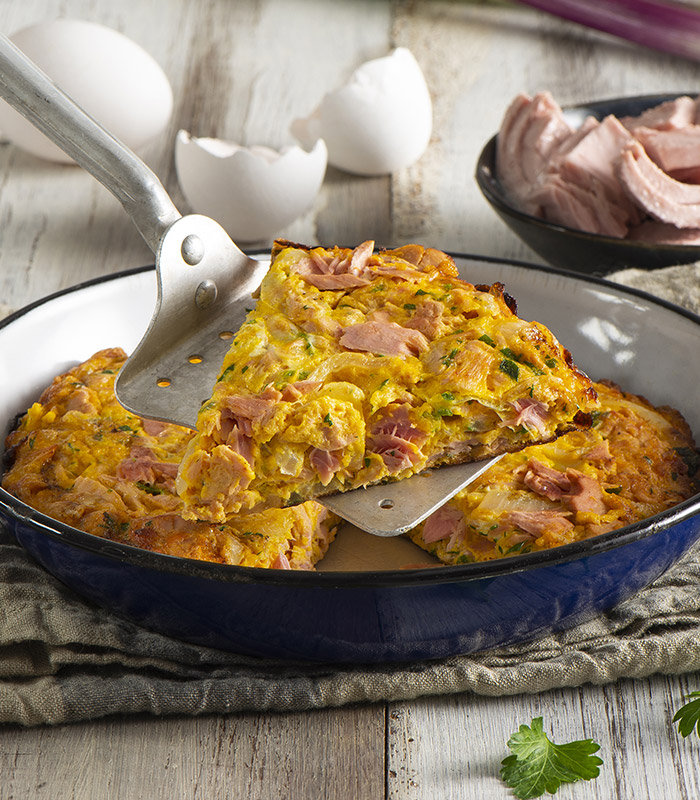 Frittata di tonno e cipolle