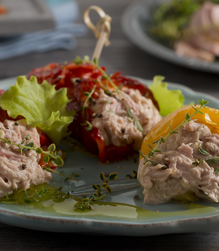 Involtini tonno e peperoni